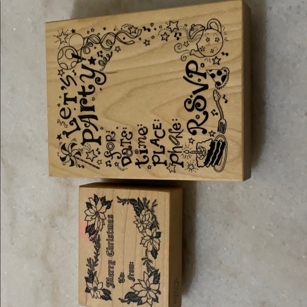 Robber stamps